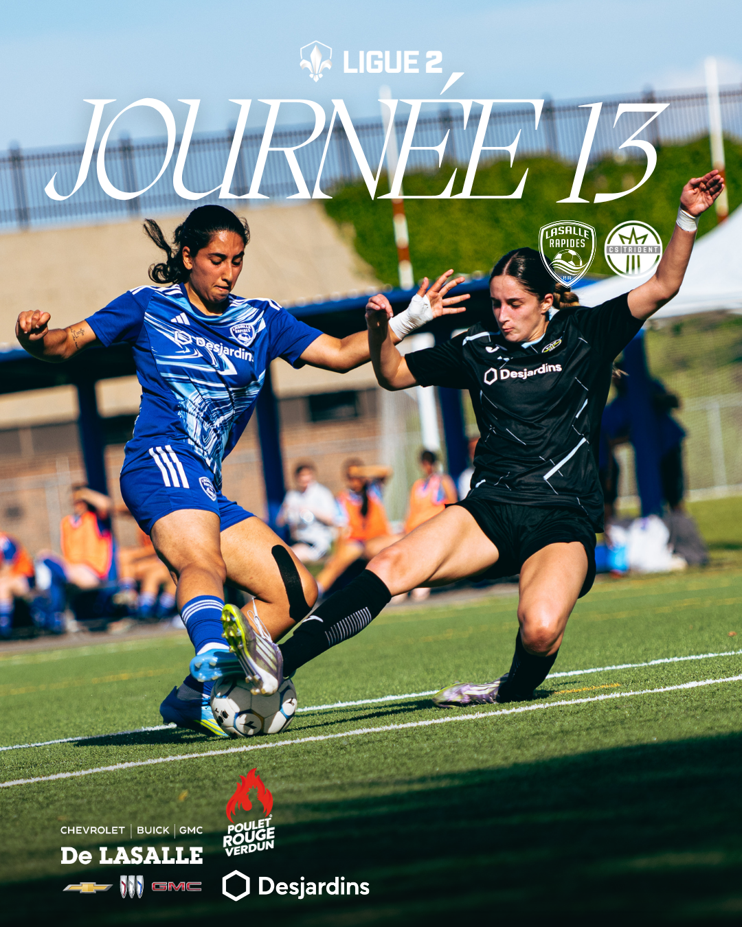 CS LaSalle women's matchday graphic